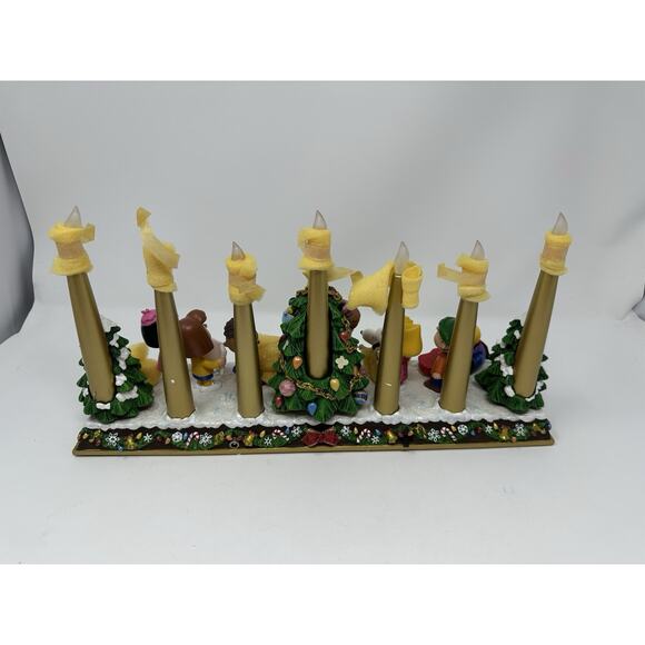 Danbury Mint Charlie Brown Peanuts Christmas Candelabra NEVER USED - Picture 6 of 8